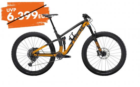 Trek Fuel EX 9.8 GX 29 Lithium Grey Factory orange - Gre: L